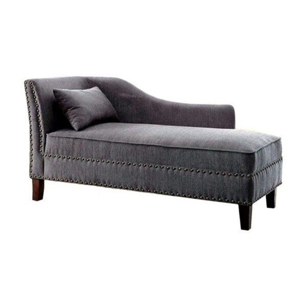13022026698f07d2207db.jpeg Contemporary Gray Linen Like Fabric Chaise