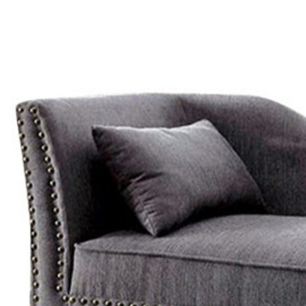 13022026698f07d373de5.jpeg Contemporary Gray Linen Like Fabric Chaise