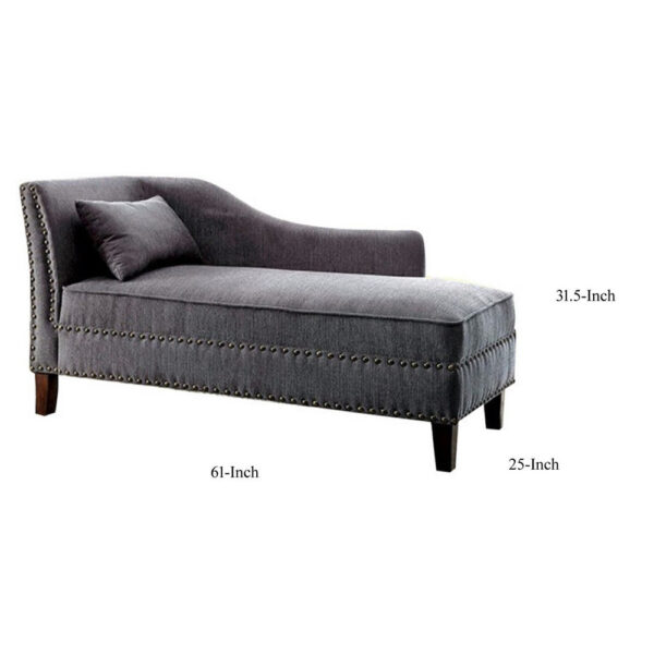 13022026698f07d7dfa8c.jpeg Contemporary Gray Linen Like Fabric Chaise