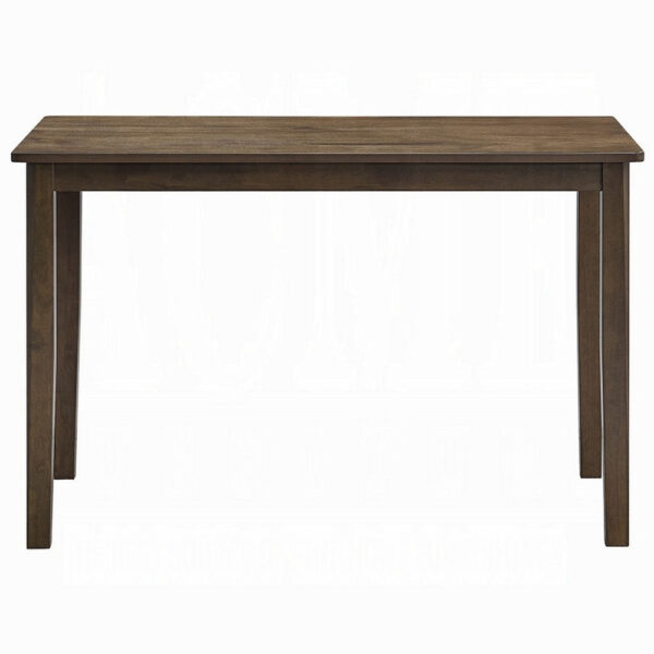 13022026698f084cdcdb7.jpeg Dexy Dining Table, 47 Inch Rectangular Top, Farmhouse Walnut Brown