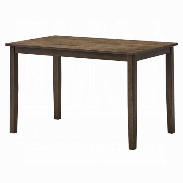 13022026698f084e36582.jpeg Dexy Dining Table, 47 Inch Rectangular Top, Farmhouse Walnut Brown