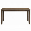 13022026698f085768d90.jpeg Dexy Dining Table, 59 Inch Rectangular Top, Farmhouse Walnut Brown