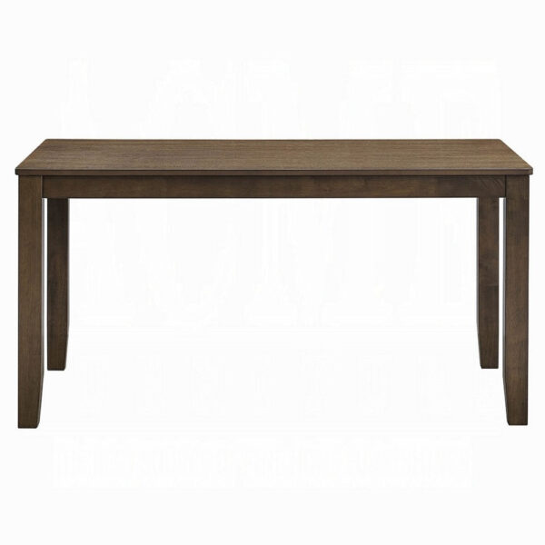 13022026698f085768d90.jpeg Dexy Dining Table, 59 Inch Rectangular Top, Farmhouse Walnut Brown