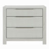 13022026698f088e0fcd2.jpeg Geya Nightstand with 3 Drawers, Chrome Metal Handles, Light Gray