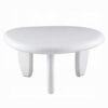 13022026698f0937c870b.jpeg Vayu End Table, 30 Inch Asymmetric, Tri Pebble Legs, High Gloss White