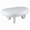 13022026698f094511f77.jpeg Vayu Coffee Table, 30 Inch Asymmetric Pebble Design, High Gloss White