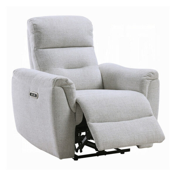 13022026698f09958fdd8.jpeg Tres Power Motion Recliner Chair with USB Port, Foam Fill Gray Chenille