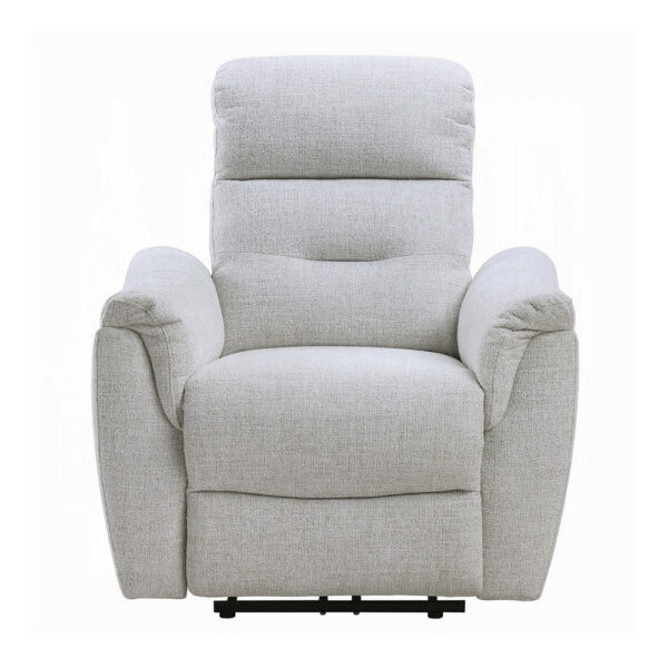 13022026698f099728bcf.jpeg Tres Power Motion Recliner Chair with USB Port, Foam Fill Gray Chenille