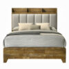 13022026698f0a1343cd0.jpeg Gary Queen Size Bed with Tufted Headboard and USB Ports, Aspen Brown Wood
