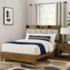 13022026698f0a1b4cbb4.jpeg Gary Queen Size Bed with Tufted Headboard and USB Ports, Aspen Brown Wood