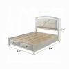 13022026698f0a305268a.jpeg Remy Queen Size Bed with LED Headboard, 2 Bottom Drawers, Antique White