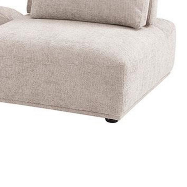 13022026698f0a44bd7fe.jpeg Stavan Modular 2 Seat Sofa, Light Brown Boucle, Adjustable Seat Depth