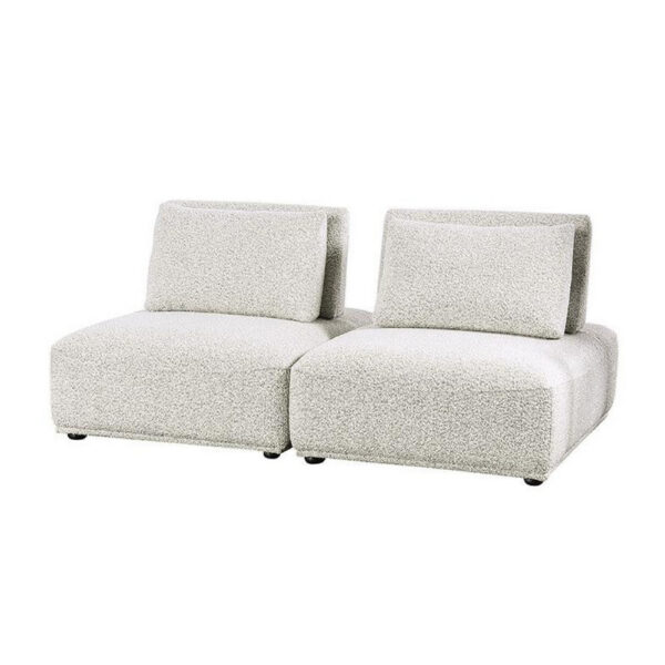 13022026698f0a4b9fbc9.jpeg Stavan 2 Seater Modular Sofa, Light Gray Boucle, Adjustable Seat Depth