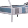 13022026698f0ae178c1c.jpeg Fegy Twin over Full Bunk Bed with Ladder and Rails, White Metal Frame