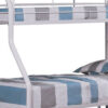13022026698f0af7cd0fe.jpeg Fegy Twin over Full Bunk Bed with Ladder and Rails, Silver Metal Frame
