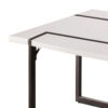 13022026698f0b7306daf.jpeg Iry Coffee Table, Black Steel Sled Base, 47 Inch, Gloss White Lacquer Top