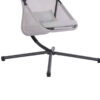 Cery Outdoor Egg Swing Chair, Foldable Stand, Light Gray Cushion