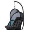 13022026698f0c1325edf.jpeg Bery Outdoor Swing Chair with Foldable Stand, Coastal Black Cushion
