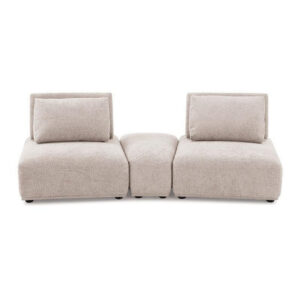 13022026698f0c8860477.jpeg Stavan Modular Curved 2 Seat Sofa, Light Brown Boucle Adjustable Back
