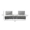 Stavan Modular Curved 2 Seat Sofa, Light Brown Boucle Adjustable Back