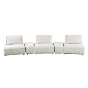 13022026698f0c9ad239b.jpeg Stavan Modular Curved 3 Seater Sofa, Gray Boucle Adjustable Seat Depth
