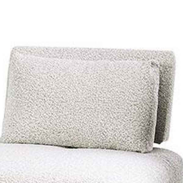 Stavan Modular 2 Seat Sofa, Small Ottoman, Light Gray, Adjustable Back