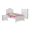 13022026698f0ccb0547b.jpeg Aure 3 Pc Full Size Kids Bedroom Set, Curved Tufted Headboard, White