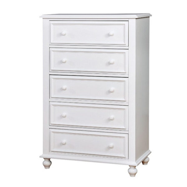 13022026698f0cd372037.jpeg Aure 3 Pc Full Size Kids Bedroom Set, Curved Tufted Headboard, White