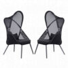 13022026698f0e32be861.jpeg 34 Inch Outdoor Foldable Chair, Set of 2, Black Fabric Seat, Steel Frame
