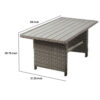 13022026698f0f0c4e642.jpeg 59 Inch Outdoor Aluminum Dining Table, Gray Faux Wicker, Slatted Surface