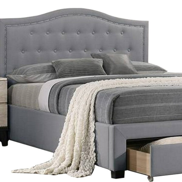 13022026698f1332c8d27.jpeg Buk Upholstered Tufted Twin Bed with Storage, Nailhead Trim, Gray Burlap