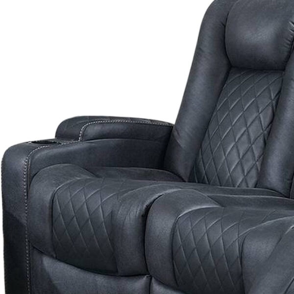 13022026698f138b2f2f2.jpeg Elva 83 Inch Power Reclining Sofa, Storage Console, Blue Breathable Leather