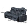 13022026698f13904a251.jpeg Elva 83 Inch Power Reclining Sofa, Storage Console, Blue Breathable Leather