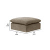 13022026698f17225e13b.jpeg Scott 37 Inch Square Ottoman, Removable Pillow Top Cushion, Beige