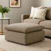 13022026698f17283a2b1.jpeg Scott 37 Inch Square Ottoman, Removable Pillow Top Cushion, Beige