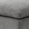 13022026698f17350eef1.jpeg Shar 37 Inch Square Ottoman, Removable Pillow Top Cushion, Gray