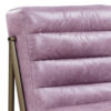 13022026698f185693272.jpeg 22 Inch Top Grain Leather Accent Chair, Metal Frame, Tufted Channel, Purple