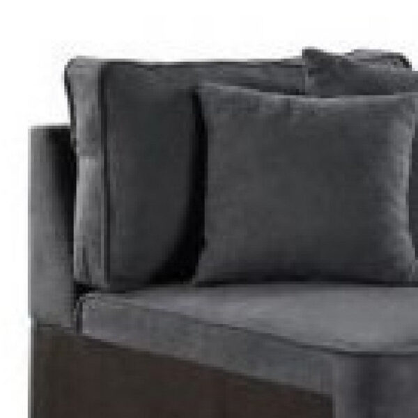 13022026698f186bb2d76.jpeg 29 Inch Modular Chair, Pocket Coil, 2 Pillows, Dark Charcoal Gray