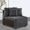 13022026698f18745a90a.jpeg 29 Inch Modular Chair, Pocket Coil, 2 Pillows, Dark Charcoal Gray