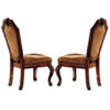 13022026698f1a998a712.jpeg Side Chair with Fabric Seat and Crown Top, Set of 2, Brown