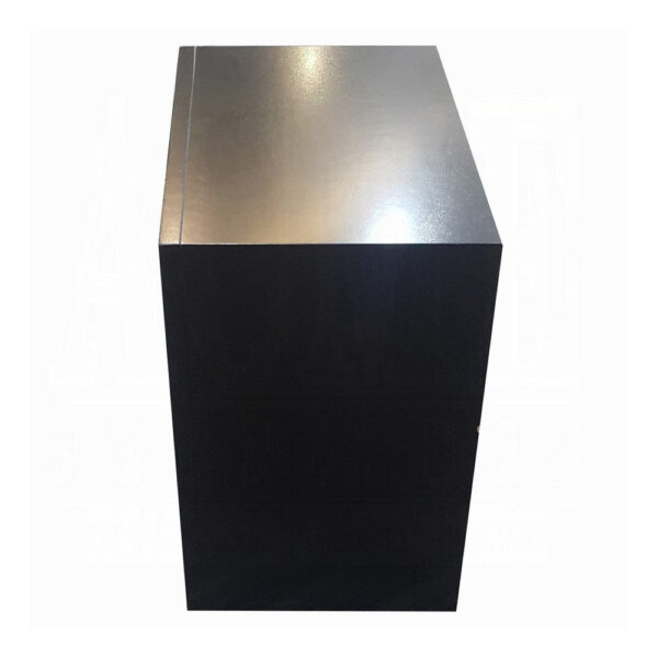 Contemporary 2 Drawer Wood Nightstand By Ireland , Black