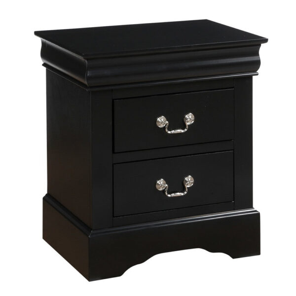 140220266990ed68807a1.jpeg Traditional 2 Drawers wood Nightstand By Louis Philippe III, Black