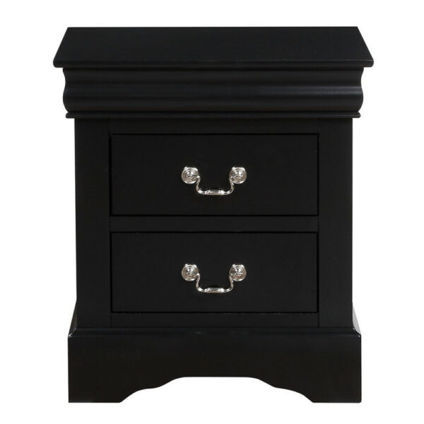 140220266990ed69f3fc1.jpeg Traditional 2 Drawers wood Nightstand By Louis Philippe III, Black