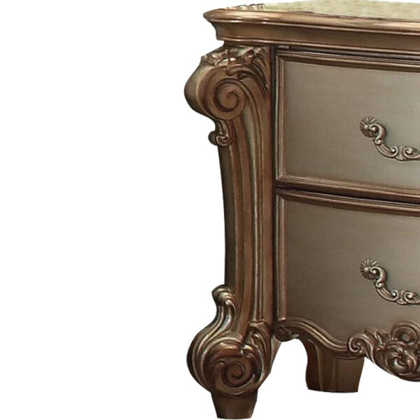 140220266990ed8cc6c77.jpeg Wooden Nightstand with Two Drawers, Gold And Bone White