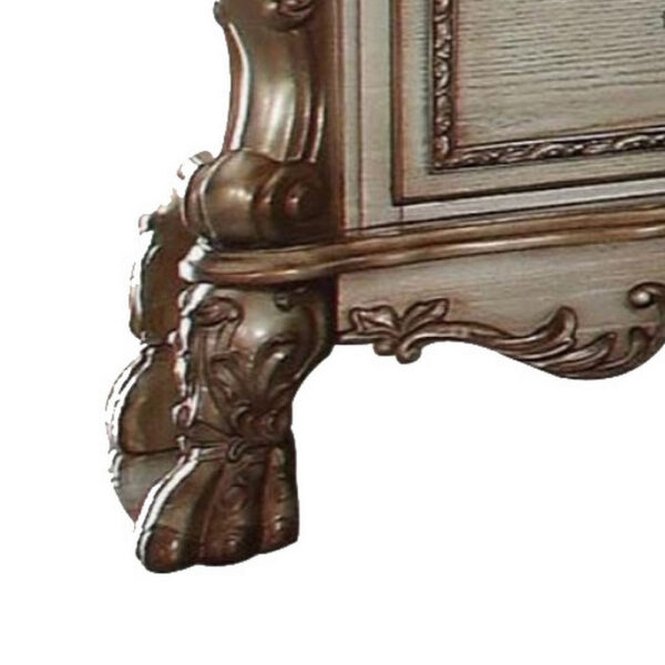 140220266990ed96b0e9c.jpeg Wooden Nightstand with Two Drawers, Gold & Bone White