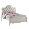 140220266990ee2856330.jpeg Pine Wood Twin Bed With Button Tufted Headboard, Pearl White