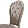 Button Tufted Upholstered Dining Side Chair, Set of 2, Beige