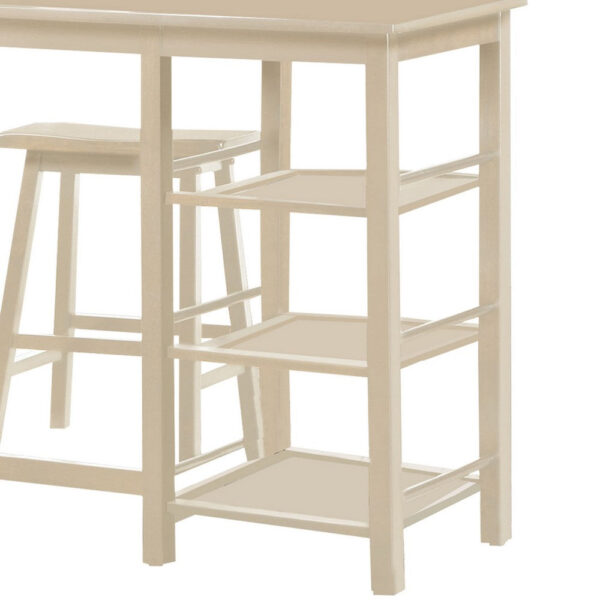 140220266990ef21418de.jpeg Spacious Counter Height Set, Off White, 3 Piece Pack