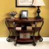 May Transitional Style Sofa Table