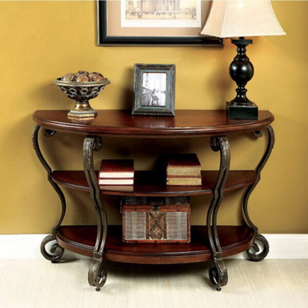 May Transitional Style Sofa Table
